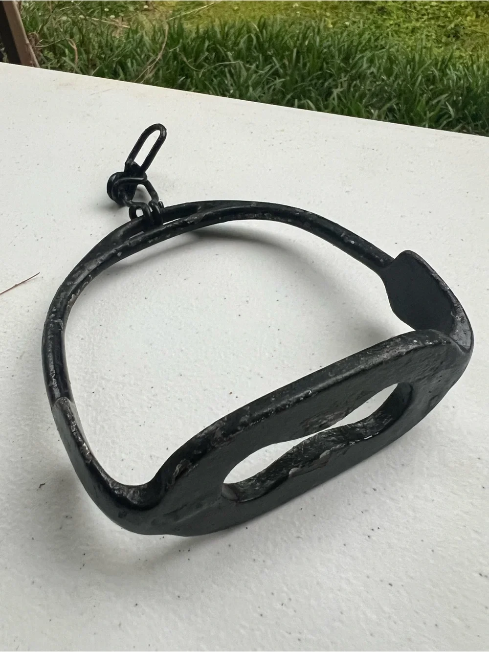 Antique Iron Stirrup